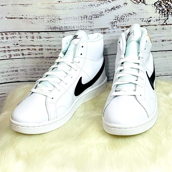 New Men’s Nike Court Royale 2 MID White Black  Size 11 main image 5